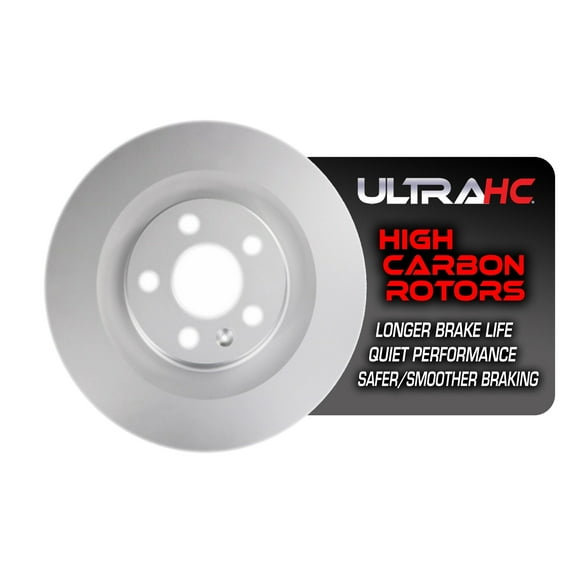 UltraHC Coated High Carbon Brake Rotor, Rear UR005116, Volvo XC60 2021-2018