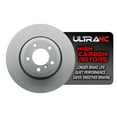 thumbnail image 1 of UltraHC Coated High Carbon Brake Rotor, Rear UR005901, BMW 750Li 2008-2006, 1 of 6