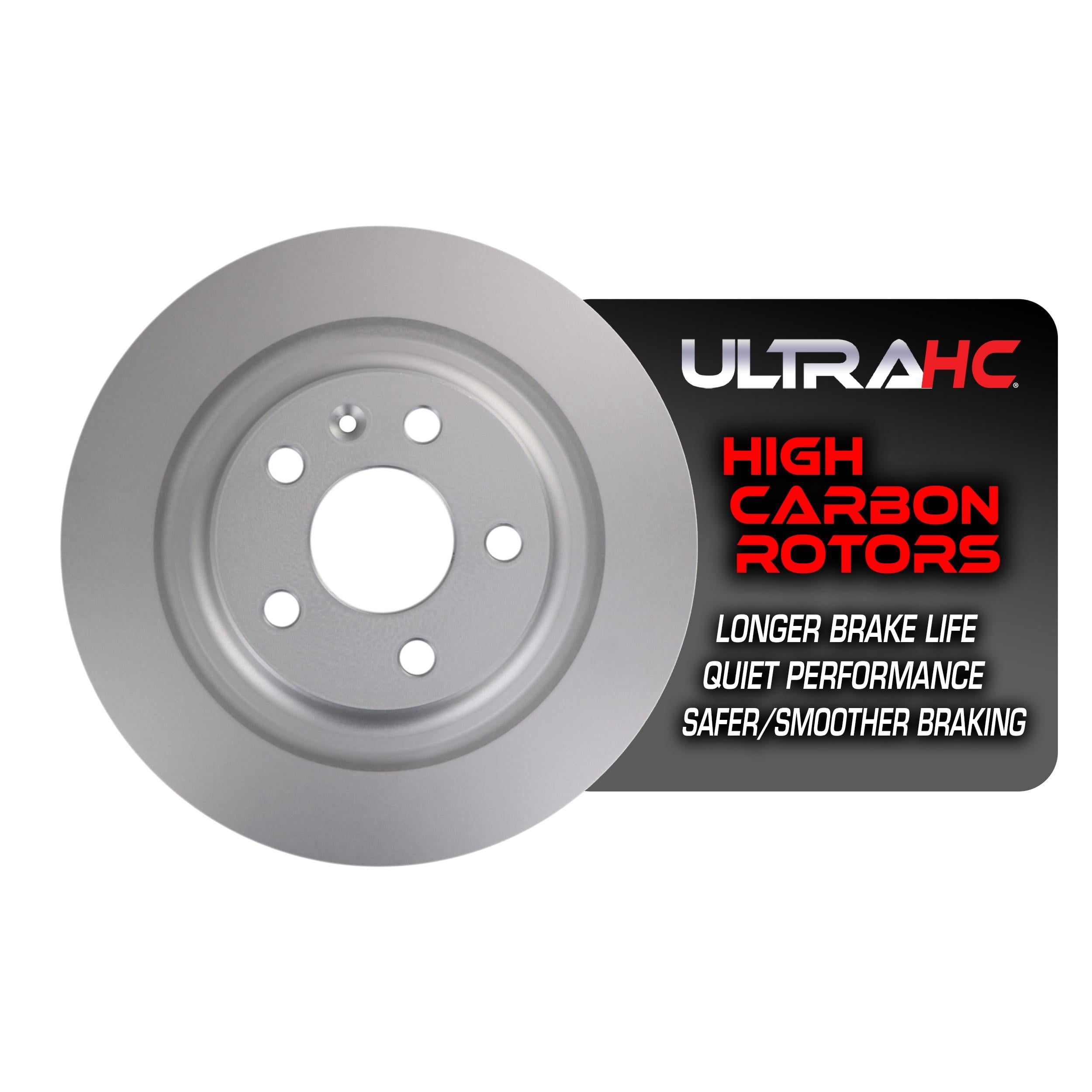 UltraHC Coated High Carbon Brake Rotor, Rear UR006588, Volvo XC60 2021-2018