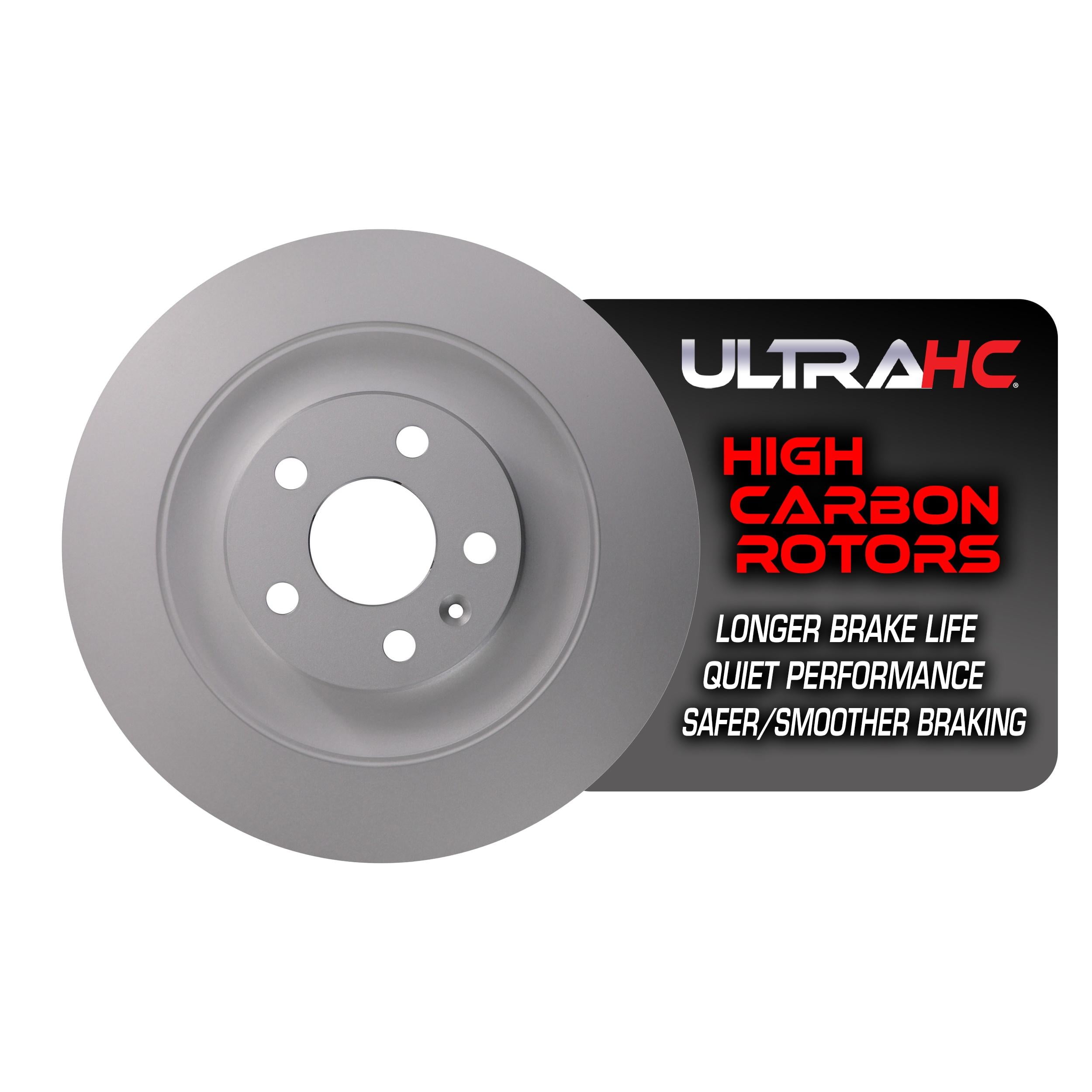 UltraHC Coated High Carbon Brake Rotor, Rear UR006618, Volvo VC90 2021-2016