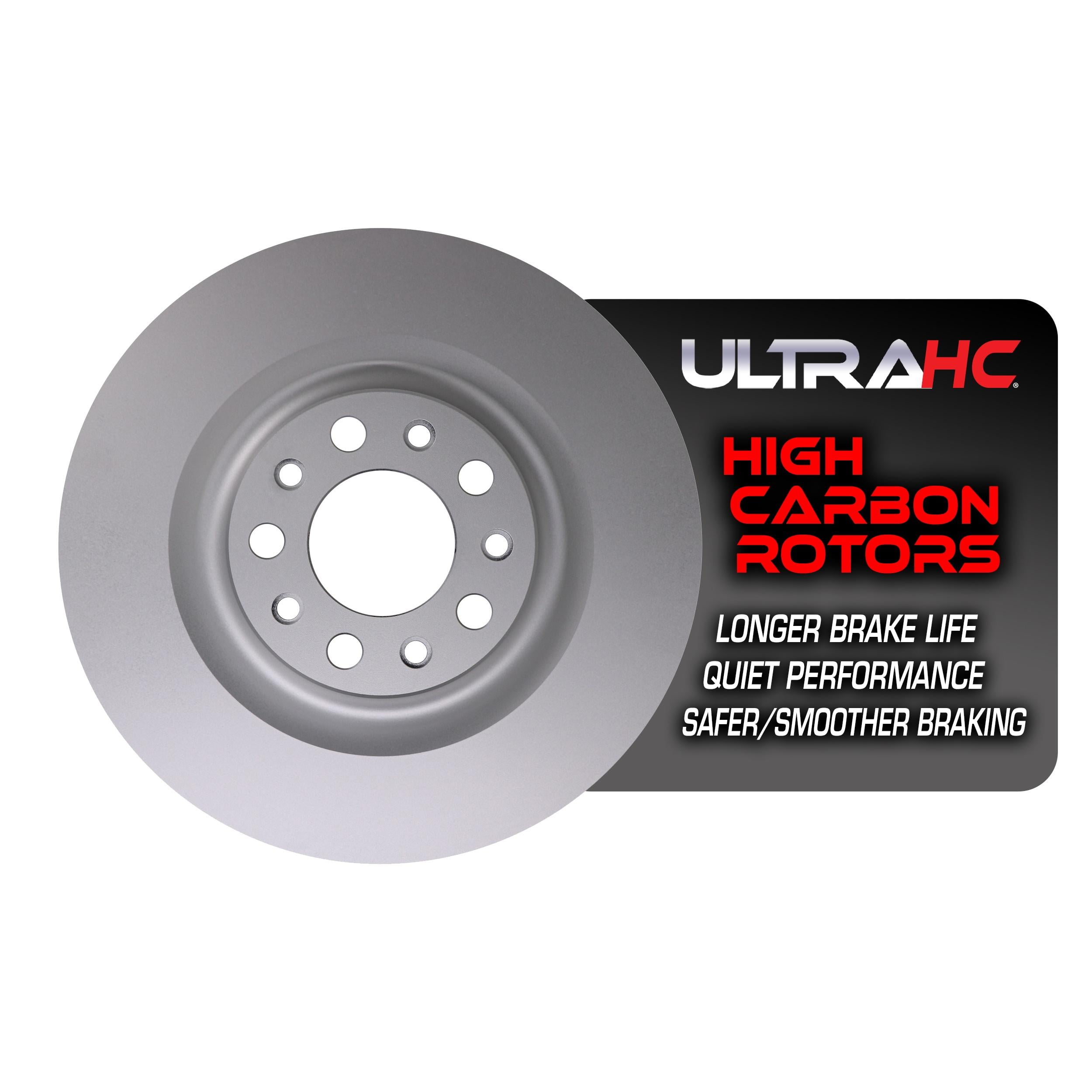 UltraHC Coated High Carbon Brake Rotor, Rear UR007004, Alfa Romeo Stelvio 2021-2017