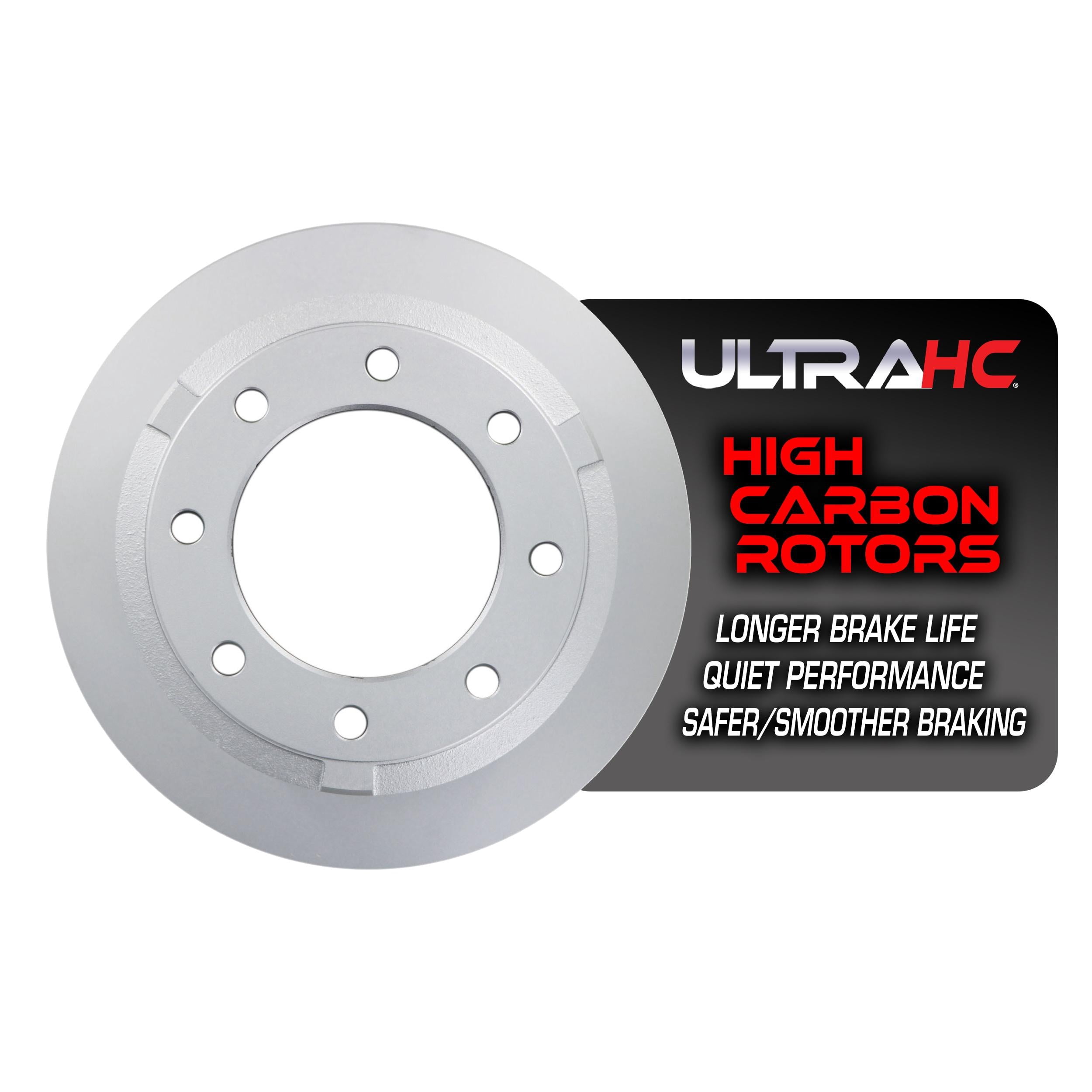 UltraHC Coated High Carbon Brake Rotor, Rear UR007356, Ford F-250 Super Duty 2022-2013