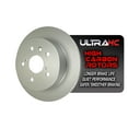 thumbnail image 1 of UltraHC Coated High Carbon Brake Rotor, Rear UR007455, Toyota Camry 2017-2012, 1 of 6