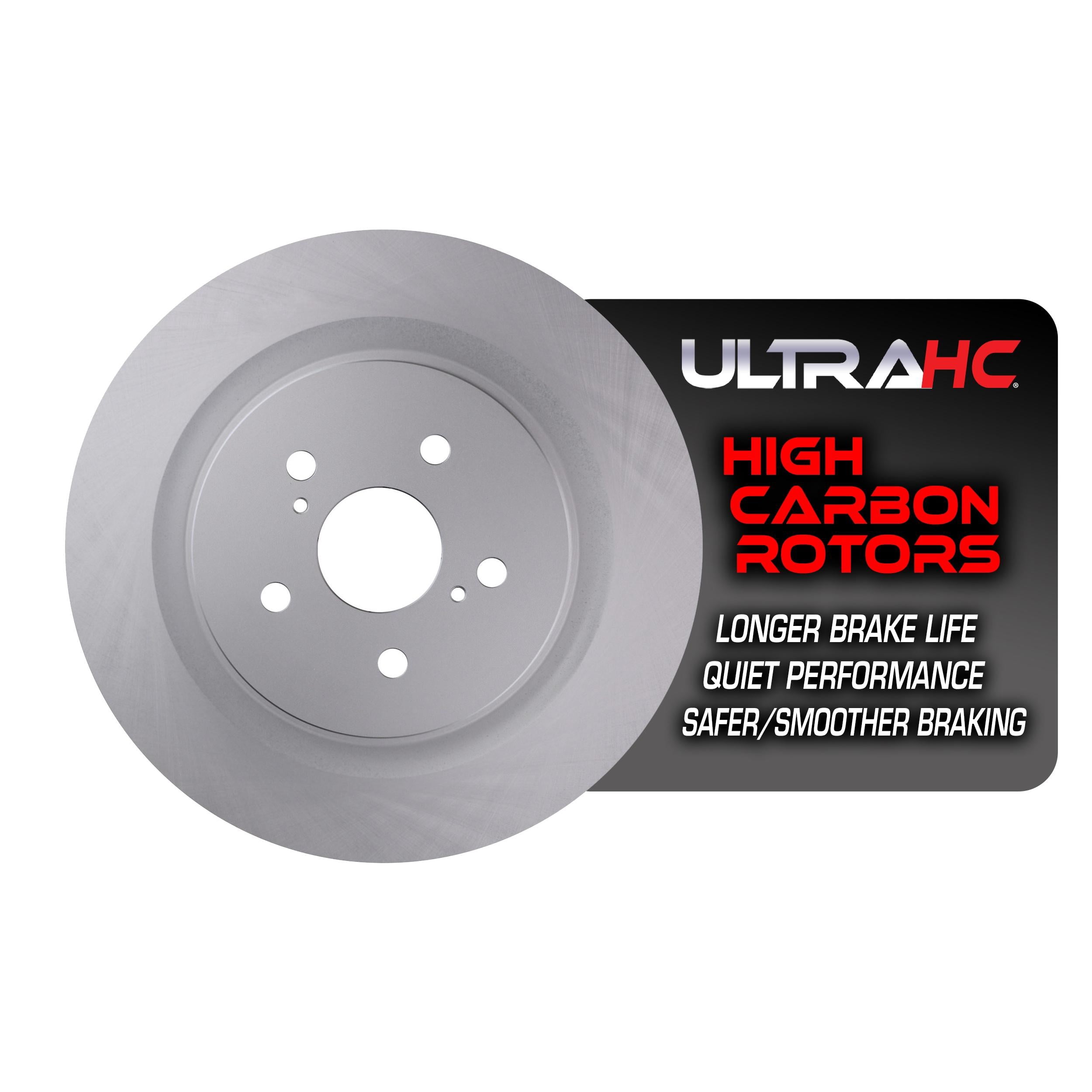 UltraHC Coated High Carbon Brake Rotor, Rear UR020785, Toyota Highlander 2021-2020