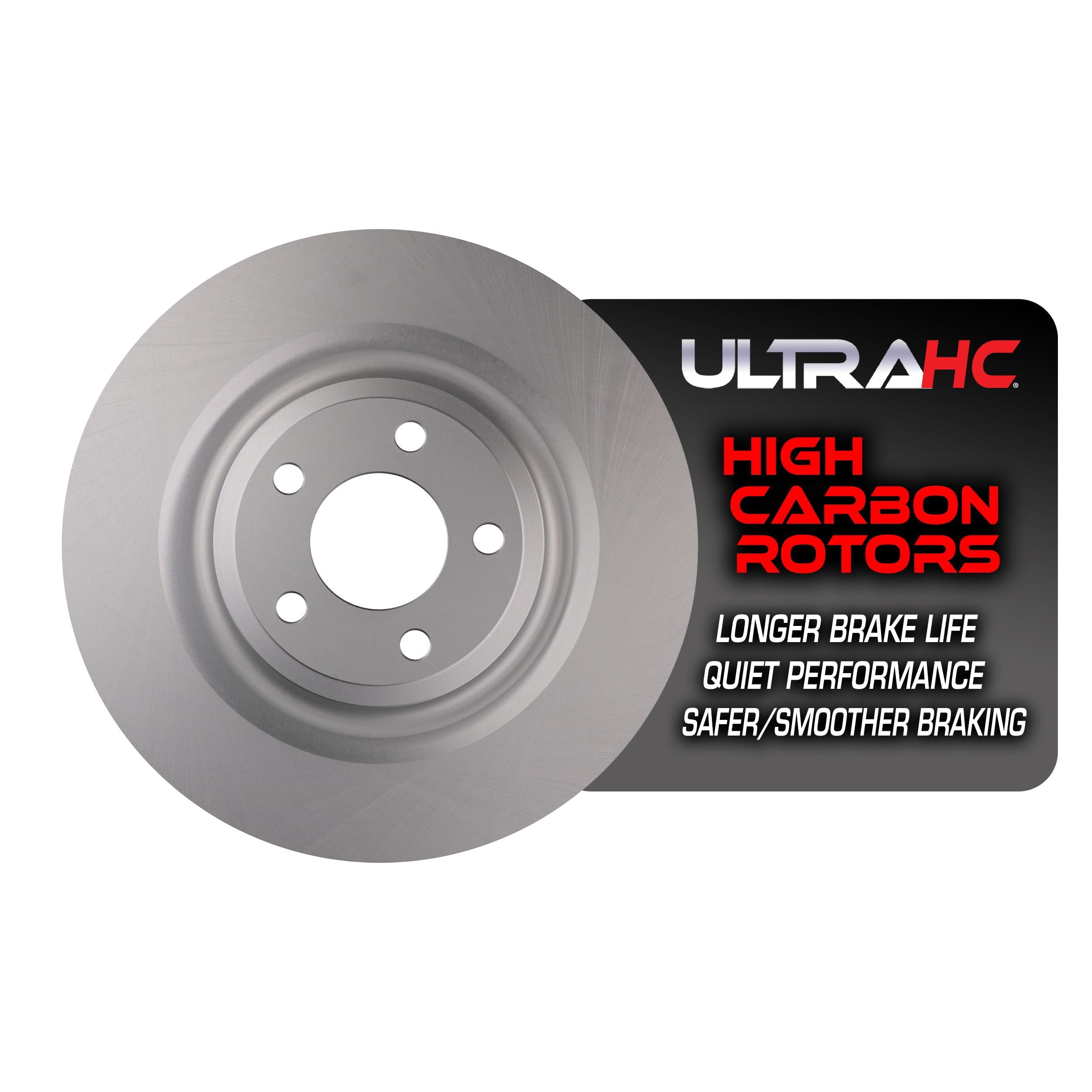 UltraHC Coated High Carbon Brake Rotor, Rear UR020808, Ford Explorer 2021-2020