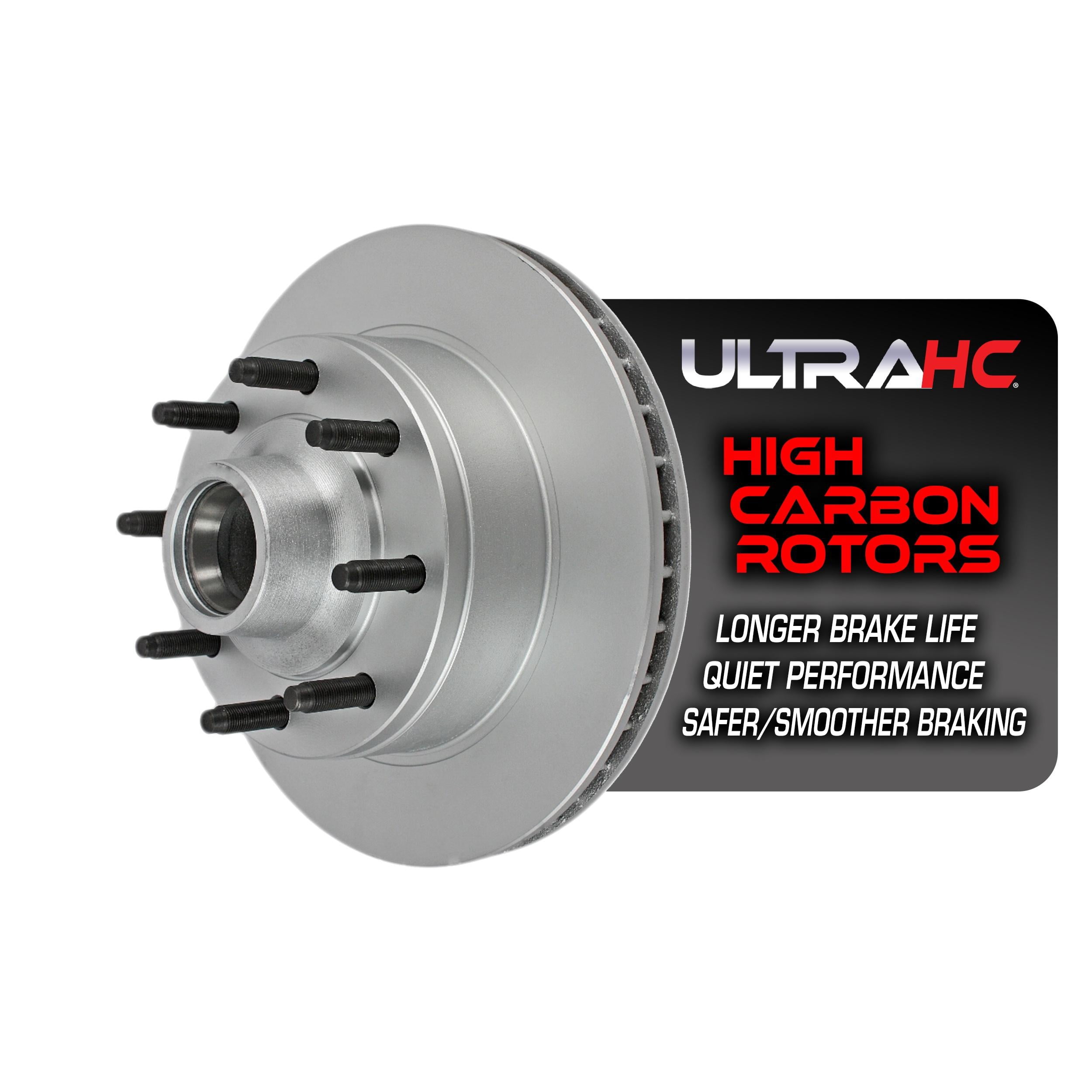 UltraHC Coated High Carbon Brake Rotor and Hub Assembly, Front UR000883, Ford E-250 2007-2003