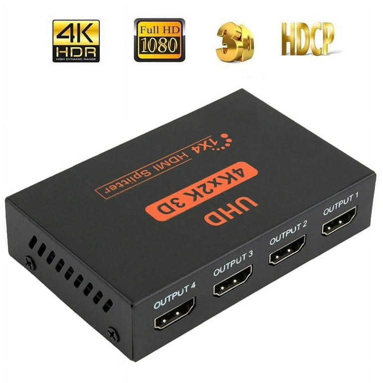 4K 4-Port HDMI Splitter