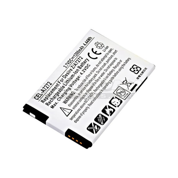 UltraLast CEL-A7272 - Battery - Li-Ion - 1200 mAh - for HTC Desire Z; Freestyle; T-Mobile G2 Touch