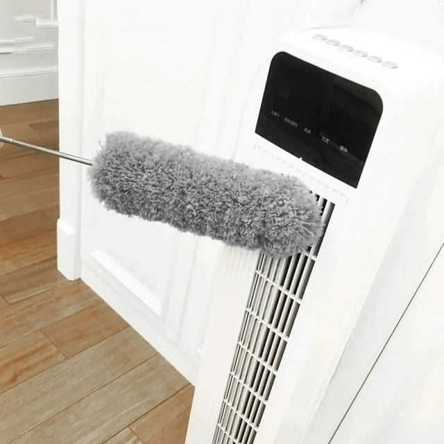 UltraLong Retractable Dust Collector Microfiber Brush Stainless Steel