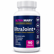 Ultra Mary Advanced Joint Formula, 90 Caps-1500mg Per ServingARTICULACIONES - Glucosamine, Chondroitin, MSM,Indian Frankincense,Turmeric & Bromelain Complex - Support for Cartilage, Mobility & Flex