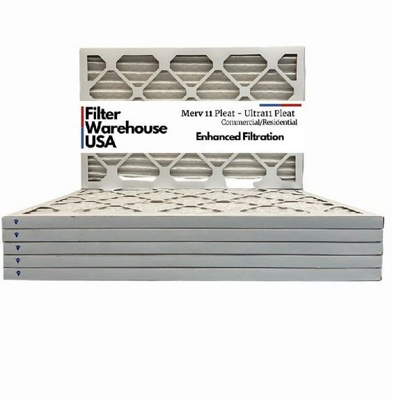 UltraPURE 14x14x1 MERV 11 HVAC Air Filter (6 Pack)