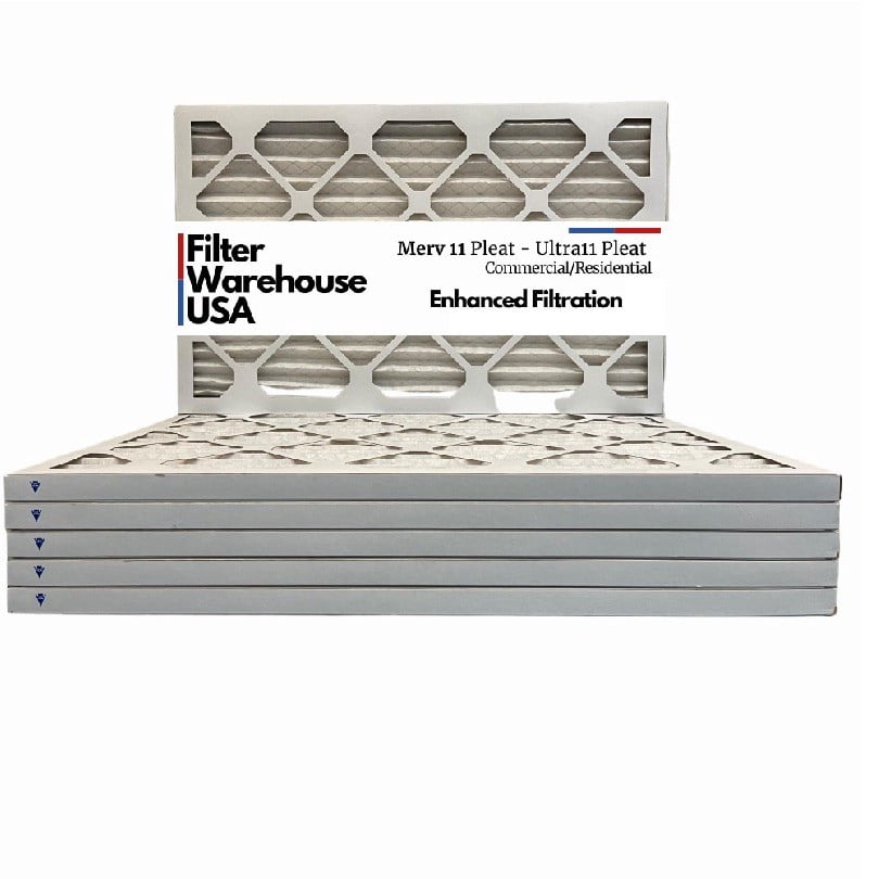 UltraPURE 20x20x1 MERV 11 HVAC Air Filter (6 Pack)