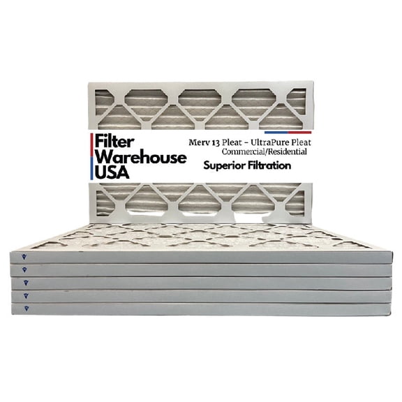 UltraPURE Plus 20x20x1 MERV 13 HVAC Air Filter (6 Pack)