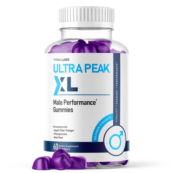 UltraPeak XL ACV Gummies Advanced Formula Vitamin Supplement 60 Gummies