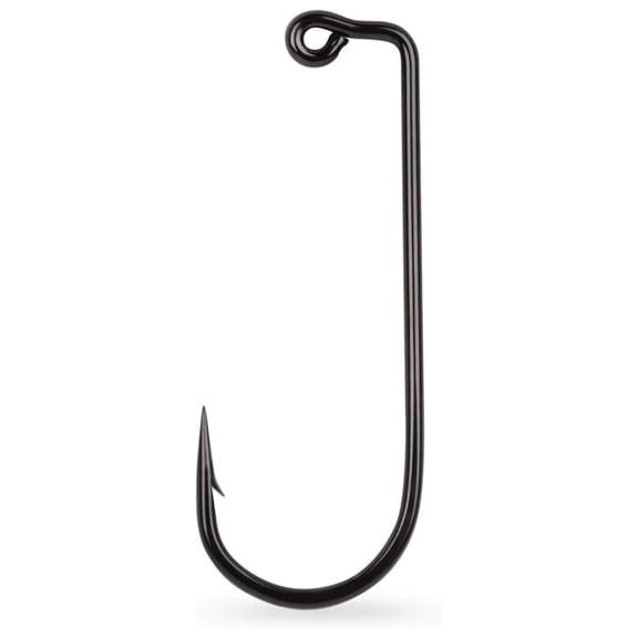 UltraPoint Jig Hook with 90-Degree Round Bend (Pack of 100) 1/0 Black Nickel