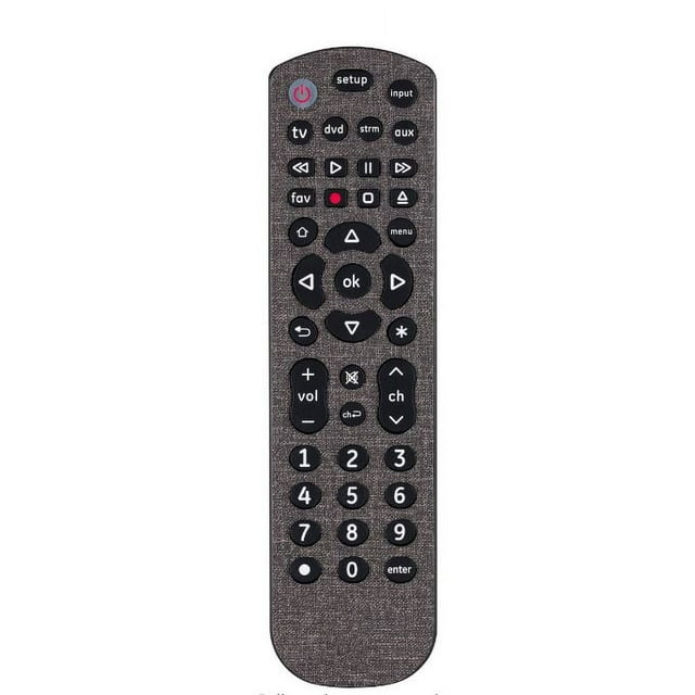 UltraPro 4-Device Universal Remote Control, Soft Touch, Gray, 46195 ...