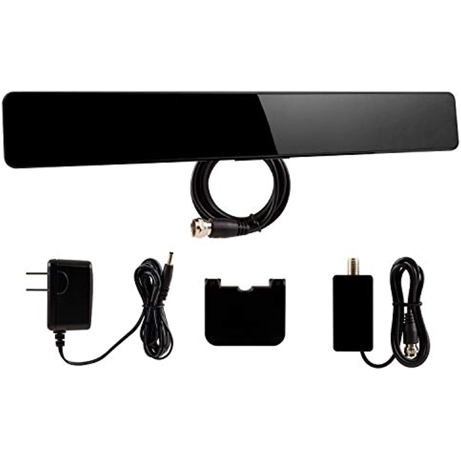 UltraPro Amplified TV Antenna, Indoor Bar Design, Long Range, Supports