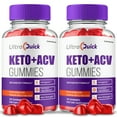 thumbnail image 1 of UltraQuick Keto ACV Gummies, Ultra Quick + Apple Cider Vinegar max strength, 1 Month Supply  (2 Pack), 1 of 6