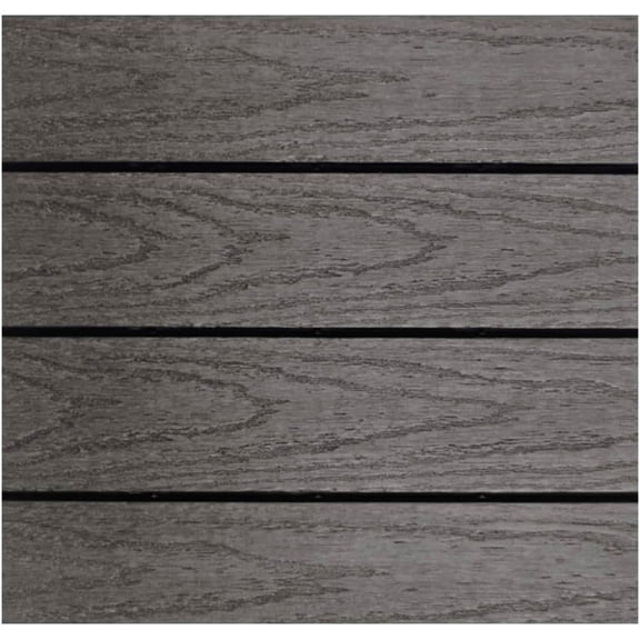 UltraShield Naturale 1 ft. x 1 ft. Quick Deck Outdoor Composite Deck Tile Sample (Argentinian Silver Gray)