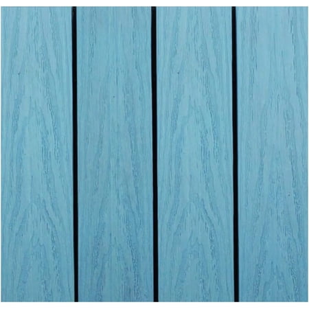 UltraShield Naturale 1 ft. x 1 ft. Quick Deck Outdoor Composite Deck Tile Sample (Grecian Blue)