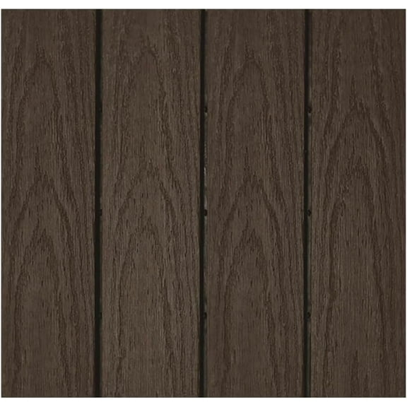 UltraShield Naturale 1 ft. x 1 ft. Quick Deck Outdoor Composite Deck Tile Sample (Spanish Walnut)