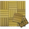 thumbnail image 1 of UltraShield Naturale 1 ft. x 1 ft. Quick Deck Outdoor Composite Deck Tile in English Oak (10 sq. ft. per Box), 1 of 4
