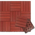 thumbnail image 1 of UltraShield Naturale 1 ft. x 1 ft. Quick Deck Outdoor Composite Deck Tile in Swedish Red (10 sq. ft. Per Box), 1 of 4