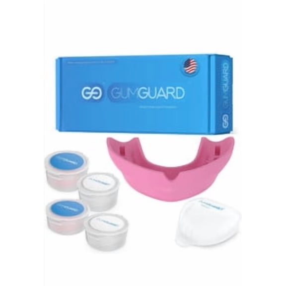 UltraSoft GumGuard Denture Mouthguard Upper Arch 50 Percent Thinner Custom-Fit Overnight Guard Pink