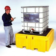 Spill Pallet, 365 gal Spill Capacity, 0 Drums, 8,500 lb Load Capacity, Polyethylene 1158