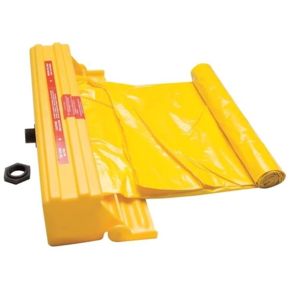 UltraTech 2317 Polyethylene Ultra-Spill Deck Bladder Attachment System with Bladder and Bulkhead Fitting, 66 Gallon Containment Capacity, 25-7/8" Length x 4-5/8" Width x 5-3/4" Height J101