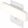 thumbnail image 1 of Ultrabrite LED Light Bar Night Lights Plug Into Wall Room Decor Ambient Lighting High/Low/Off Switch Bright Nightlight, White, 200 Lumens, 1 Pack, 1 of 5