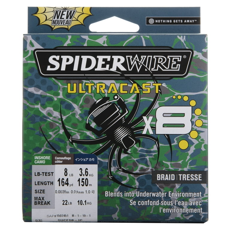 Ultracast x8 Invisi-Braid Spiderwire 8lb