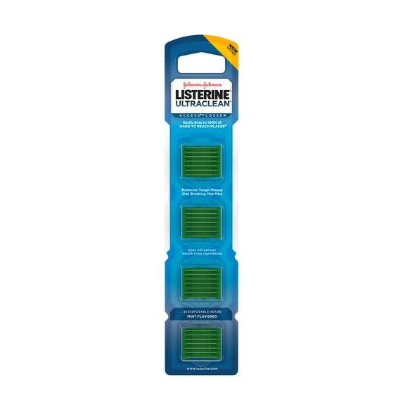 Ultraclean Access Disposable DU20SnapOn Flosser Refill Heads for Proper Oral Care Mint Flavored 28 Count Pack of 5