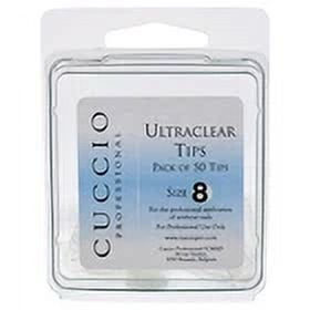Ultraclear Tips - 8 by Cuccio Pro for Women - 50 Pc Acrylic Nails