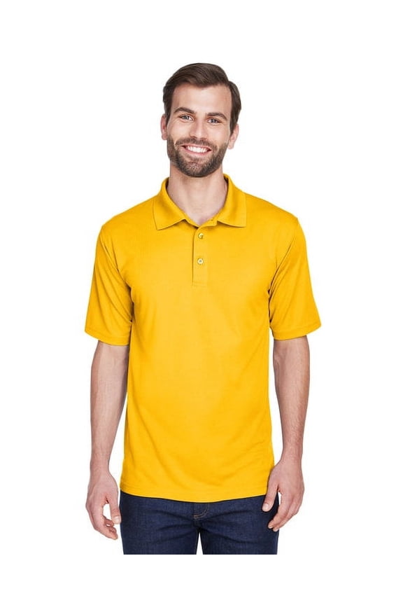8210 Mens Cool & Dry Mesh Pique Polo - Gold - 4XL