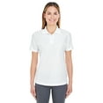 thumbnail image 1 of ULTRACLUB 8414 LADIES' COOL & DRY ELITE PERFORMANCE POLO, WHITE, L, Pack 10, Womens Polo Shirts, 1 of 1