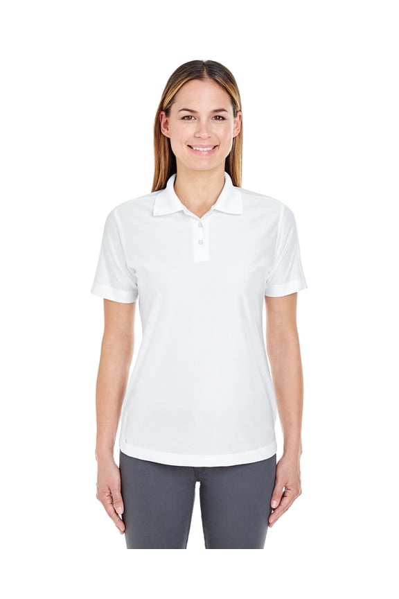 8414 LADIES' COOL & DRY ELITE PERFORMANCE POLO, WHITE, XL, Pack 10, Womens Polo Shirts