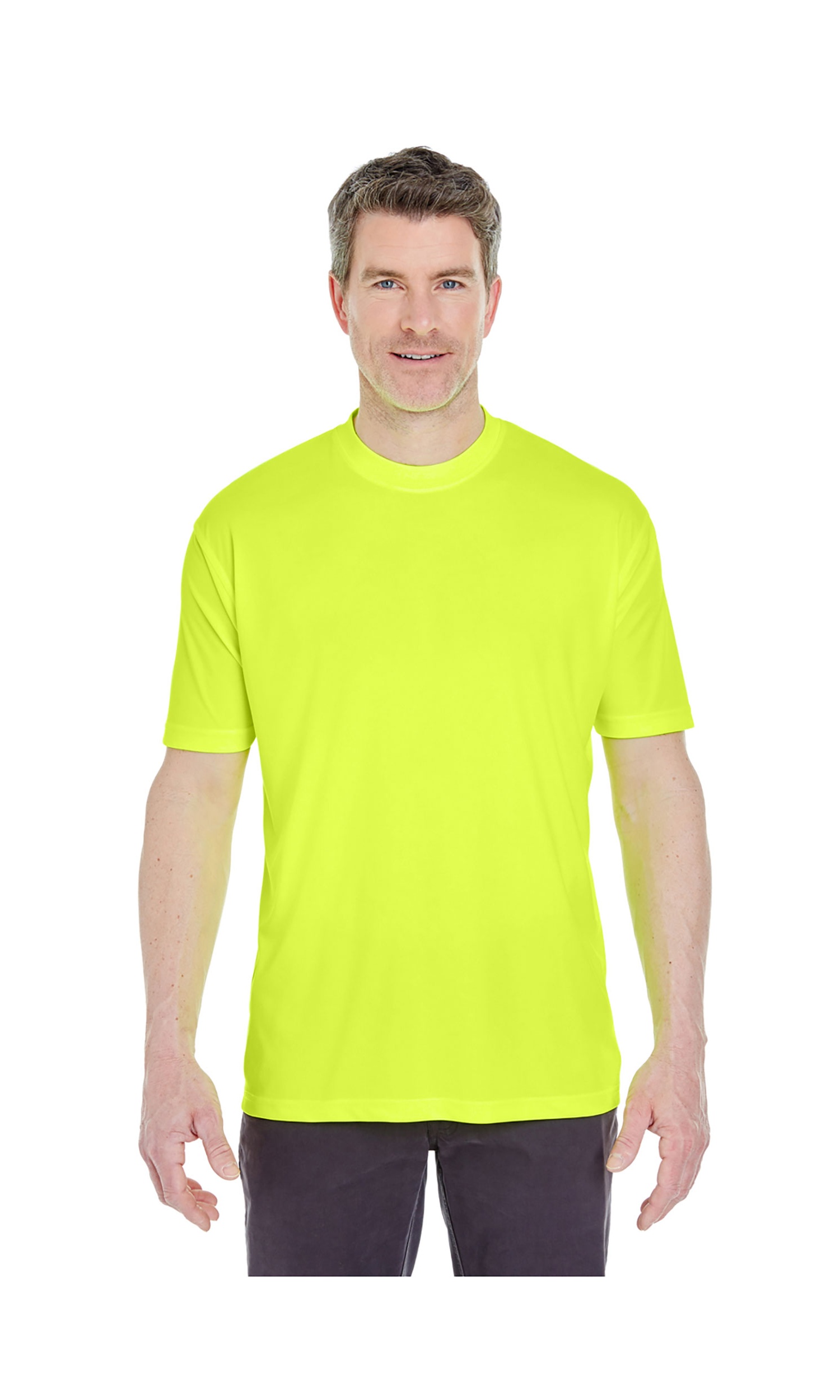 T-shirt Manches Longues UltraClub Homme – Taille Jusqu'à 6XL – Sport Performance – Dry & Cool