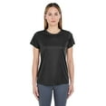 thumbnail image 1 of ULTRACLUB 8420L LADIES' COOL & DRY SPORT PERFORMANCE INTERLOCK T-SHIRT, BLACK, M, Pack Of 10, Tshirts for Women, 1 of 1