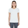 thumbnail image 1 of ULTRACLUB 8420L LADIES' COOL & DRY SPORT PERFORMANCE INTERLOCK T-SHIRT, WHITE, XS, Pack Of 12, Tshirts for Women, 1 of 1