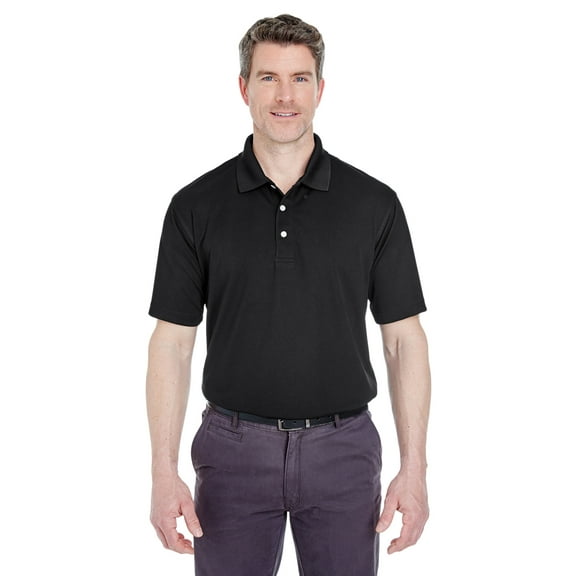 Ultraclub 8445 Men'S Cool & Dry Stain-Release Performance Polo, Pack Of 10