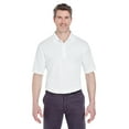 thumbnail image 1 of ULTRACLUB 8445 MEN'S COOL & DRY STAIN-RELEASE PERFORMANCE POLO, WHITE, 2XL, Pack 5, Mens Polo Shirts, 1 of 1