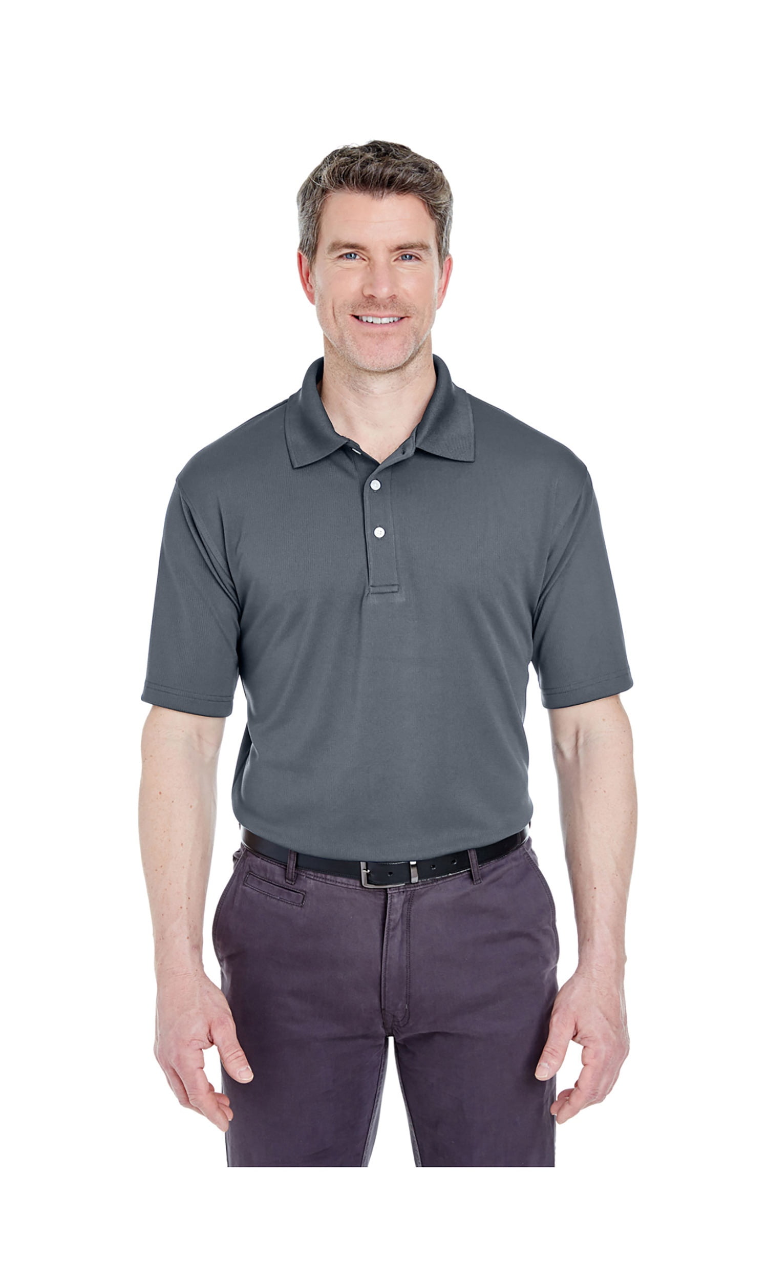 Ultraclub 8445 Men'S Cool & Dry Stain-Release Performance Polo ...