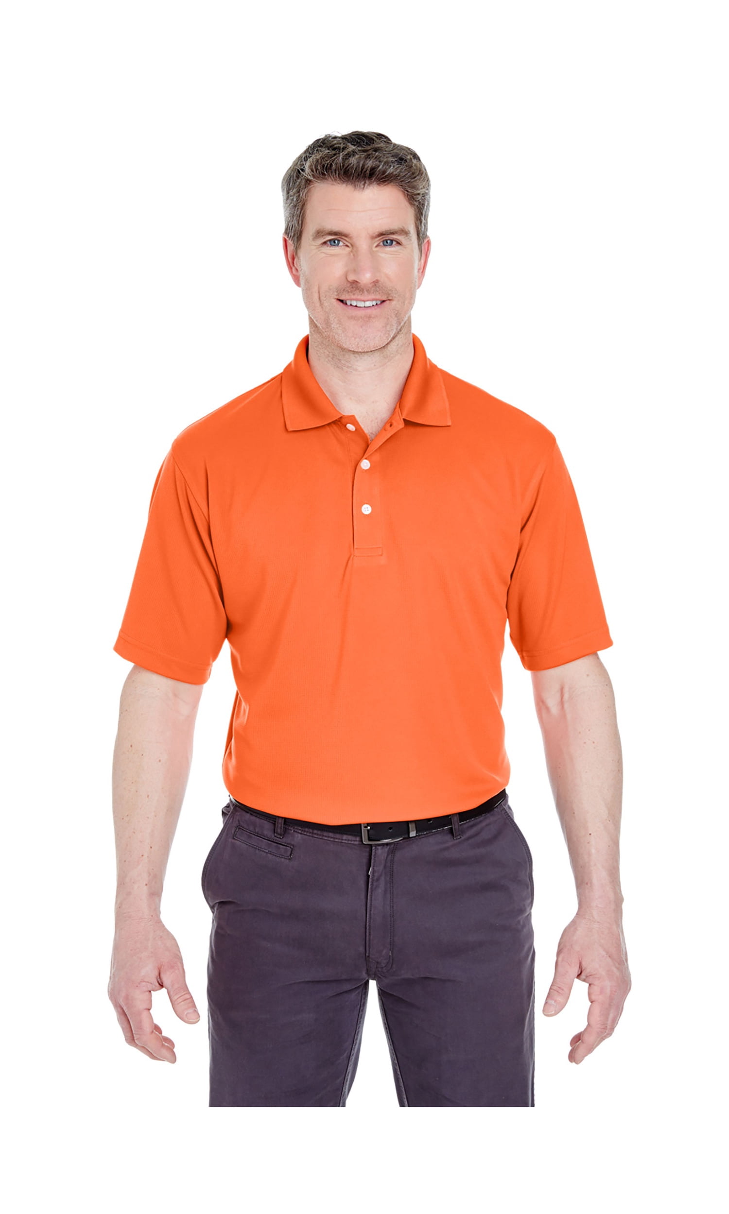 Ultraclub 8445 Men'S Cool & Dry Stain-Release Performance Polo ...