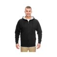 thumbnail image 1 of 8463 UltraClub Adult Rugged Wear Thermal-Lined Full-Zip Fleece Hooded Sweatshirt, 1 of 1