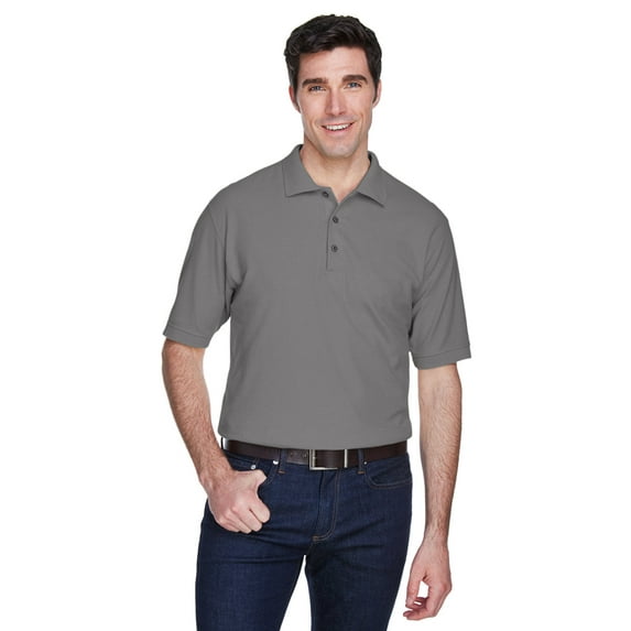 Ultraclub 8540 Men's Whisper Piqu Polo
