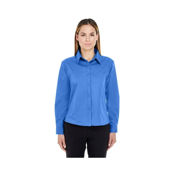 ULTRACLUB 8976 LADIES' WHISPER TWILL, FRENCH BLUE, XL