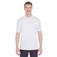 thumbnail image 1 of ULTRACLUB 8420 MEN'S COOL & DRY SPORT PERFORMANCE INTERLOCK T-SHIRT, WHITE, XL, Pack Of 5, Mens T-Shirts, 1 of 1