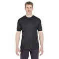 thumbnail image 1 of ULTRACLUB 8420 MEN'S COOL & DRY SPORT PERFORMANCE INTERLOCK T-SHIRT, BLACK, XL, Pack Of 6, Mens T-Shirts, 1 of 1
