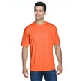 thumbnail image 1 of Ultraclub Men's Cool & Dry Sport Interlock T-Shirt, Bright Orange, XXX-Large, 1 of 3